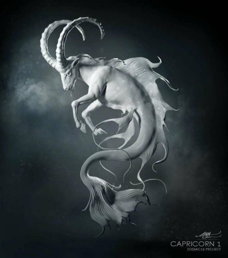 Capricorn tattoo козерог