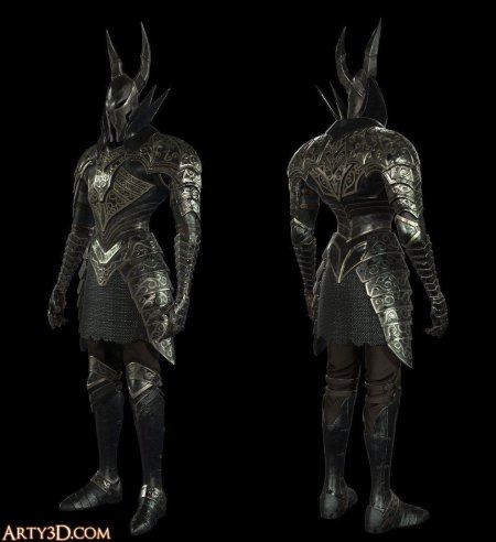 Броня черного рыцаря dark souls