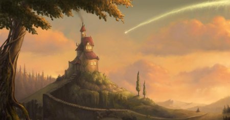 Замок fantasy castle