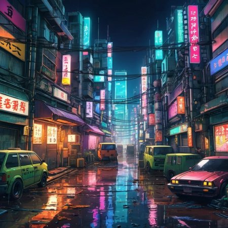 Cyberpunk city