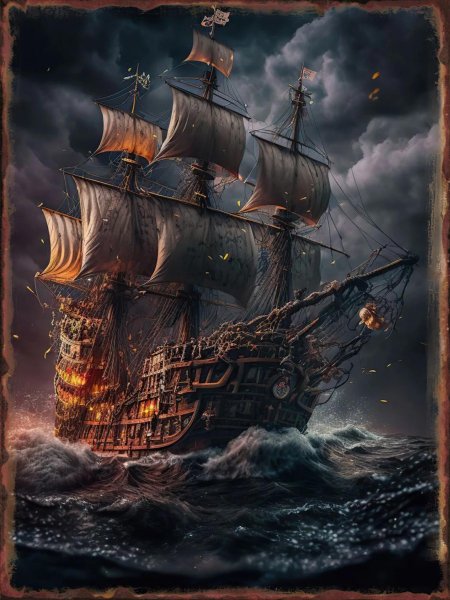 Корабли пиратов карибского моря