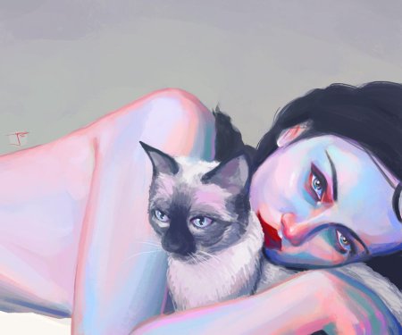 Кошечка арт