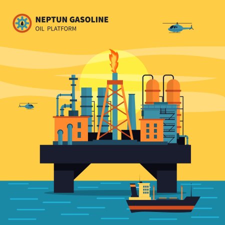 Нефть иллюстрация