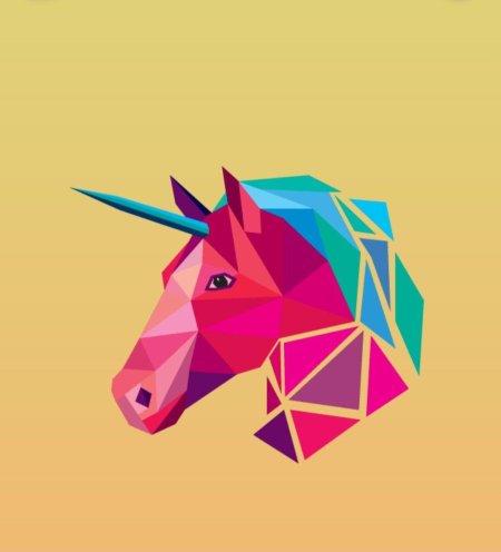 Единорог low poly