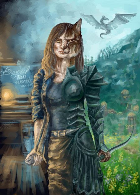 The elder scrolls каджитка