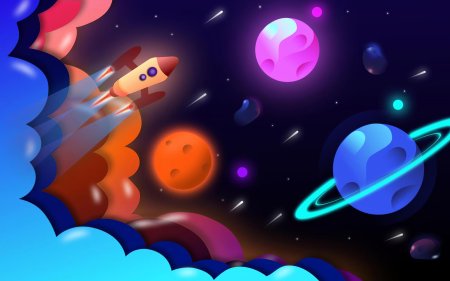 Космический фон для детей