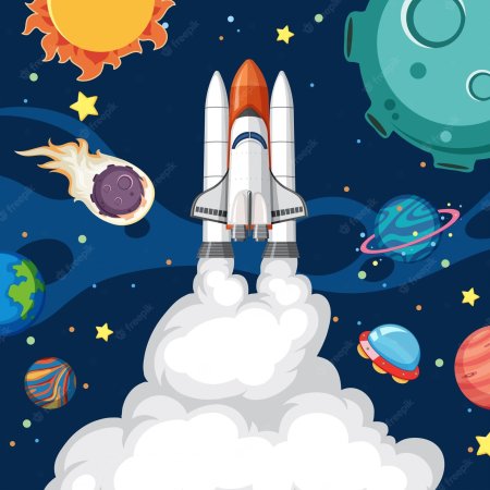 Космическая ракета для детей