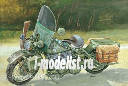 Italeri мотоцикл wla 750 1:9