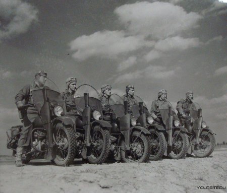 Triumph 1940 мотоцикл вермахт