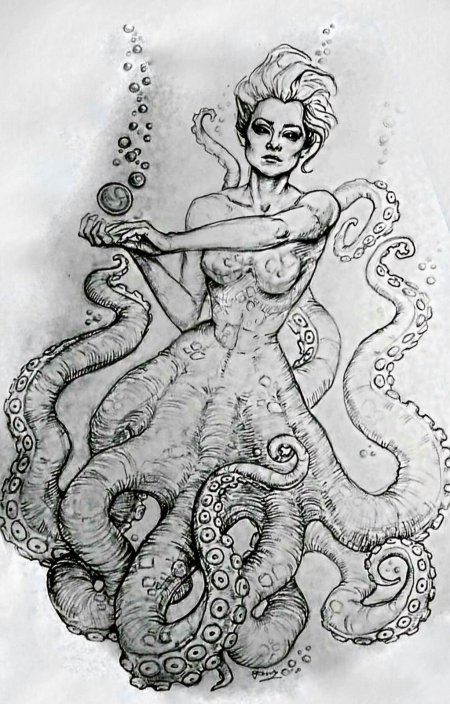 Рисунки русалка