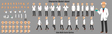 Walk cycle animation