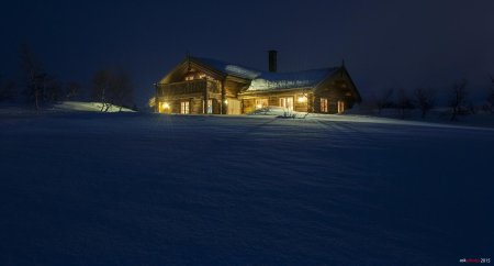 Wooden house норвежский лафет