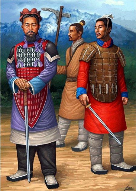Китайский воин династии цинь