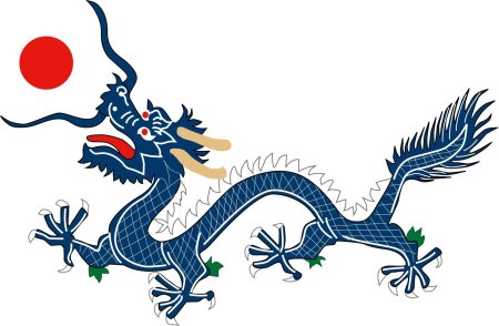 Флаг династии цинь