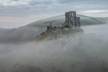 Замок корф в графстве дорсет