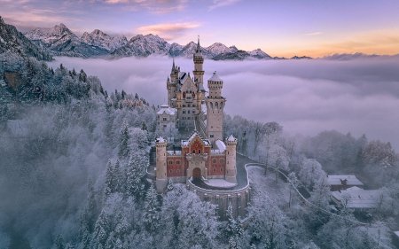 Замок нойшванштайн бавария германия