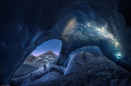 Пещера скафтафелл, исландия