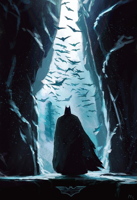 Batman пещера art