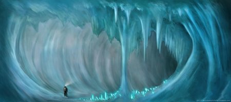 Ледяная пещера арт