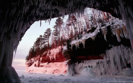 Ледяная пещера, орегон, сша