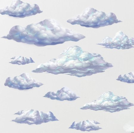 Рисованные облака