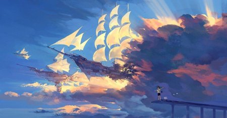 Корабль-призрак аниме хаяо миядзаки