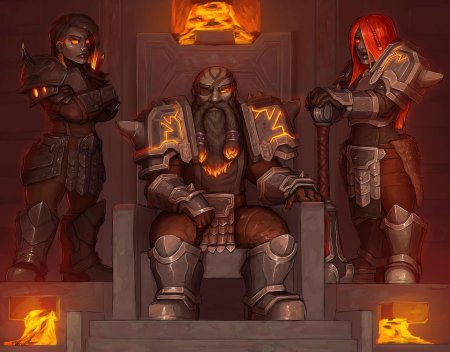 Warcraft дворфы чёрного железа