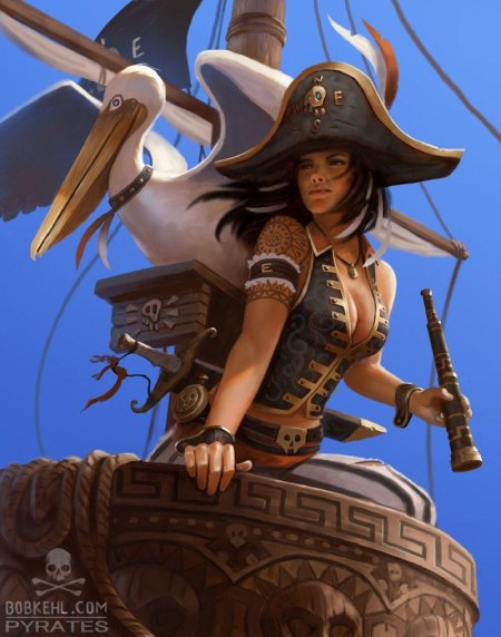Bob kehl pirate art
