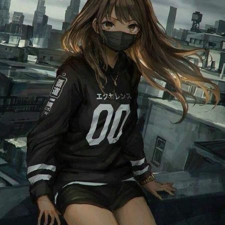 Крутая девушка аниме