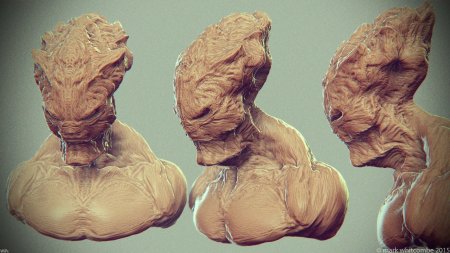 Zbrush инопланетянин