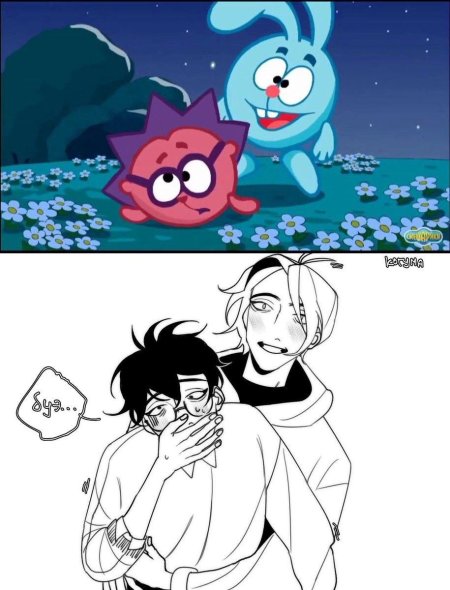 Смешарики крош и ежик