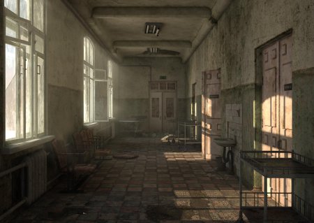 Заброшенный госпиталь (abandoned hospital red)