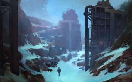 Environment concept art ice