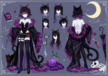 By sheya черная неко