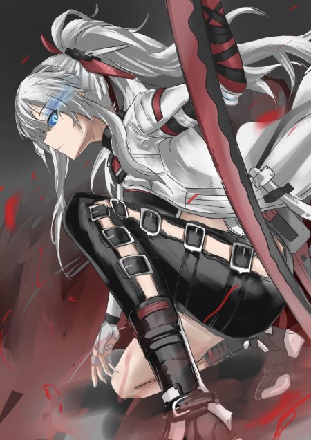 Punishing gray raven