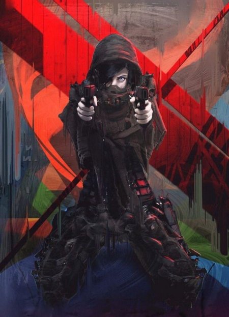 Cyberpunk 2077 девушка наемник