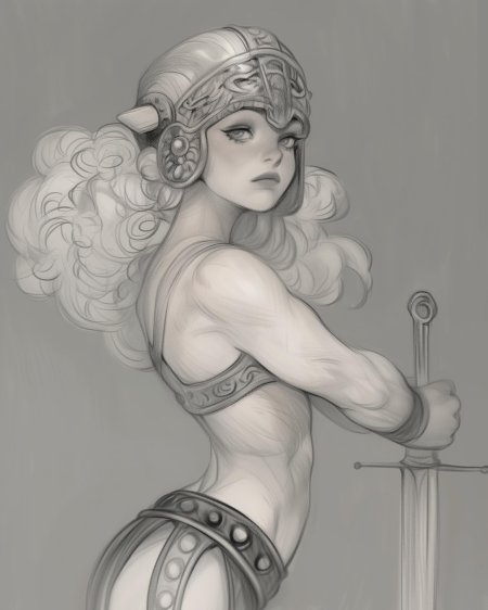 Валькирия рисунок