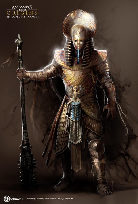 Assassins creed истоки проклятие фараонов арт