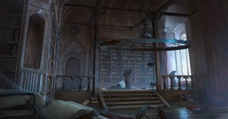 Викторианская готика интерьер библиотека