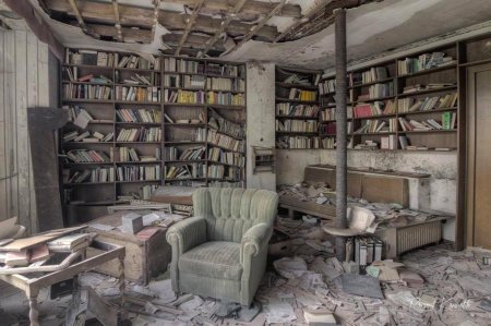 Заброшенная библиотека виноградово