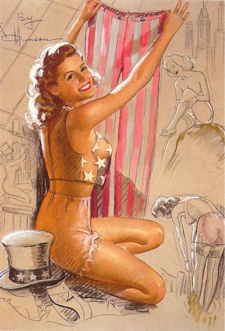 Fritz willis художник pin-up