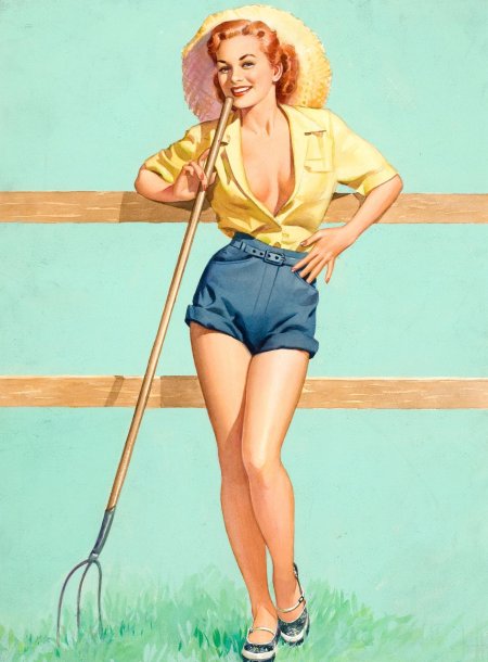 Pin up художник джил элвгрен