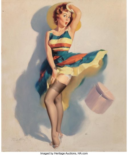 Pin up художник джил элвгрен
