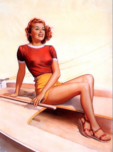 Pin up художник джил элвгрен