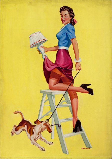 Pin up художник джил элвгрен