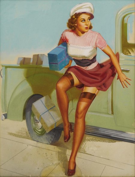 Pin up художник джил элвгрен
