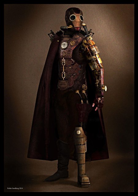 Steampunk железный человек
