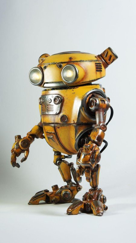 3ds max steampunk робот