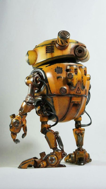 3ds max steampunk робот