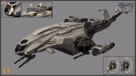 Десантный космический корабль star citizen